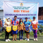 Thoại Sơn: trên 100 vận động viên tham gia Hội thao chào mừng Đại hội Công đoàn huyện lần thứ IX