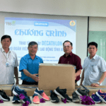 LĐLĐ tỉnh tiếp nhận 10.786 giầy thể thao nhãn hiệu Decathlon