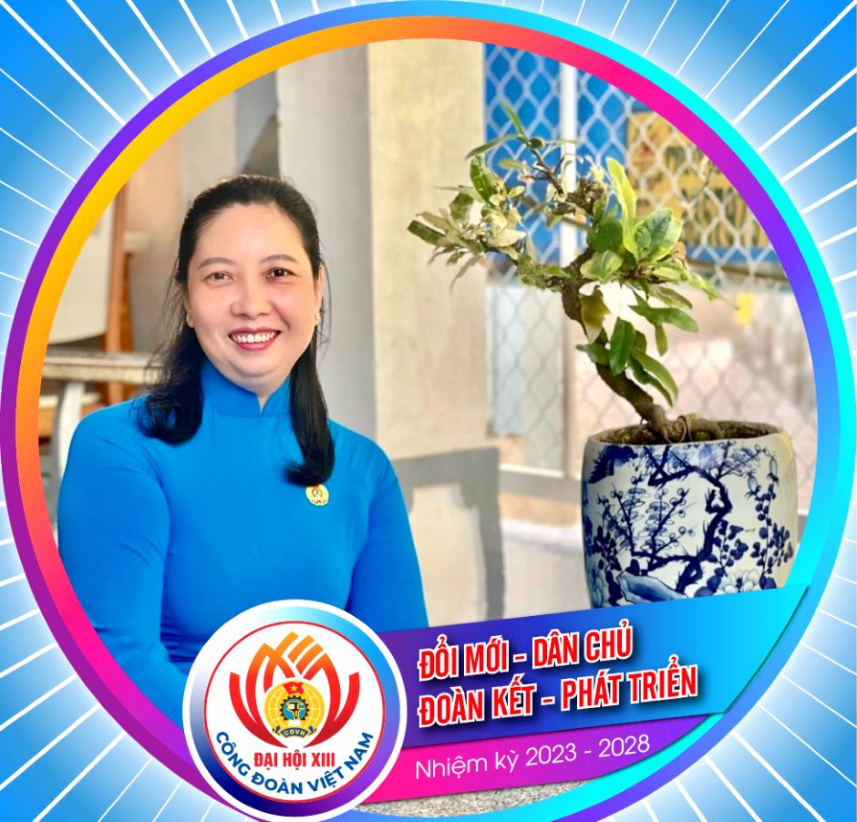 Bà Nguyễn Thị Thu Cúc - Phó Chủ tịch LĐLĐ TP Long Xuyên (An Giang) kỳ vọng Đại hội Công đoàn Việt Nam đề ra giải pháp thiết thực cho Công đoàn cơ sở khối doanh nghiệp ngoài Nhà nước. Ảnh: NVCC