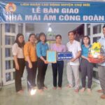 Chợ Mới trao 2 căn nhà Mái ấm Công đoàn những ngày giáp Tết