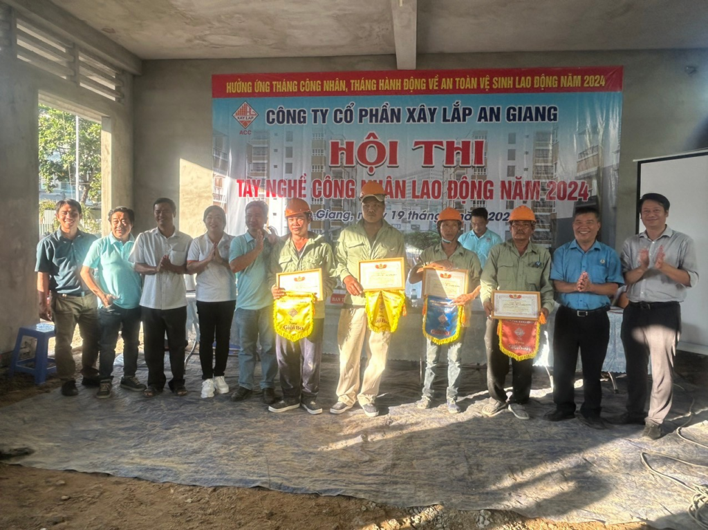 CĐCS Công ty CP Xây lắp An Giang nhiều hoạt động thiết thực hưởng ứng Tháng Công nhân năm 2024