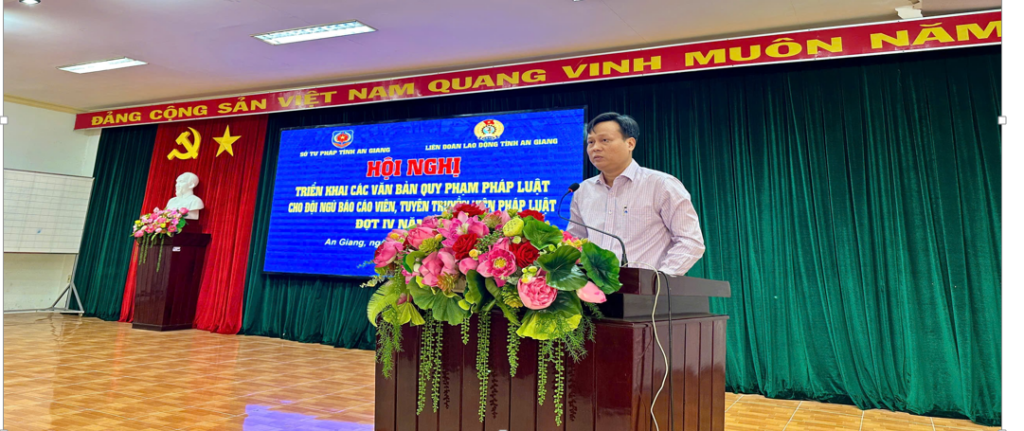 Hội nghị triển khai các văn bản quy phạm pháp luật đợt IV/2024