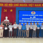 Thoại Sơn: Gần 100 suất quà được trao tận tay người lao động nhân dịp Tháng Công nhân năm 2025