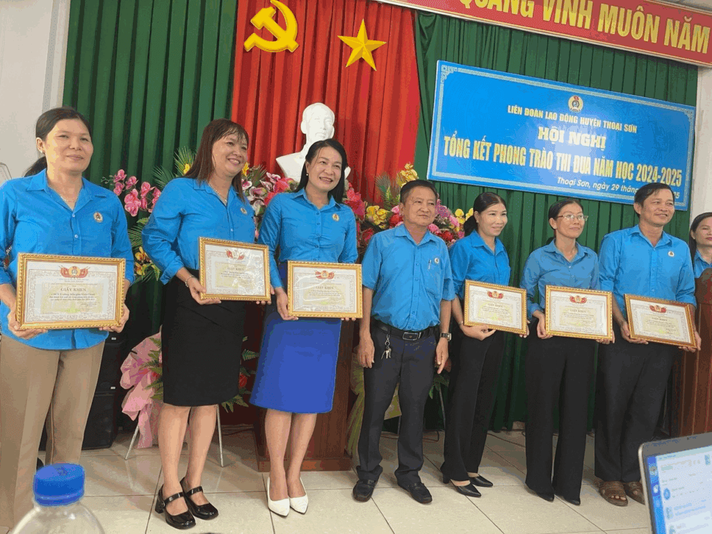 Thoại Sơn tổng kết phong trào thi đua năm học 2024 – 2025